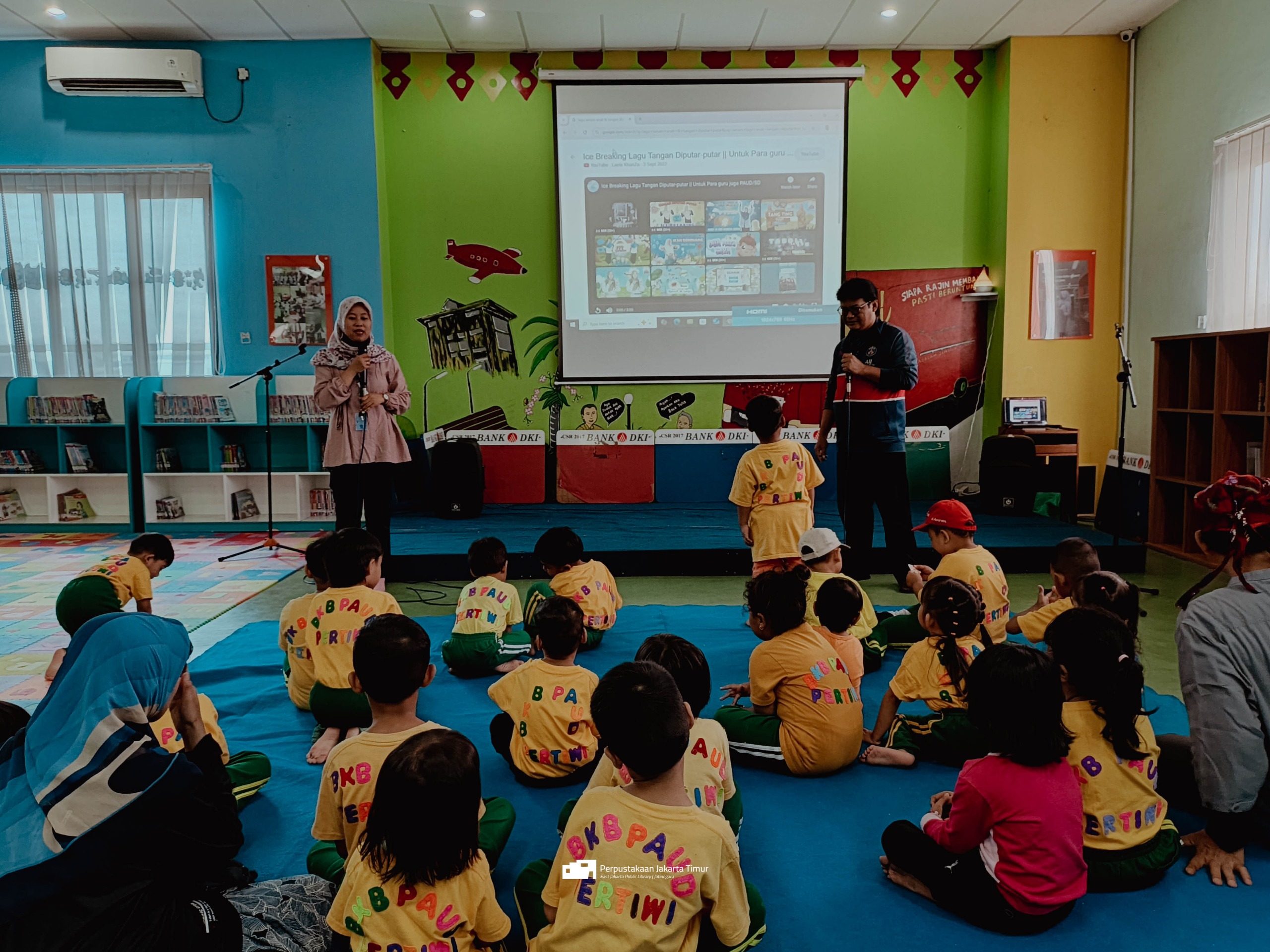 Wisata LiterAsyik Ke Perpustakaan Jakarta Timur Bersama PAUD Pertiwi